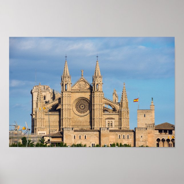 La Seu, the Cathedral of Palma de Mallorca - Spain Poster (Front)