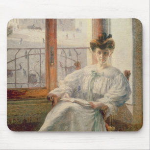 La Signora Massimino, 1908 (oil on canvas) Mouse Mat