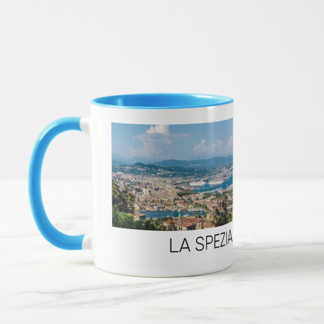 La Spezia Cityscape Liguria Italy Holiday Souvenir Mug (Left)