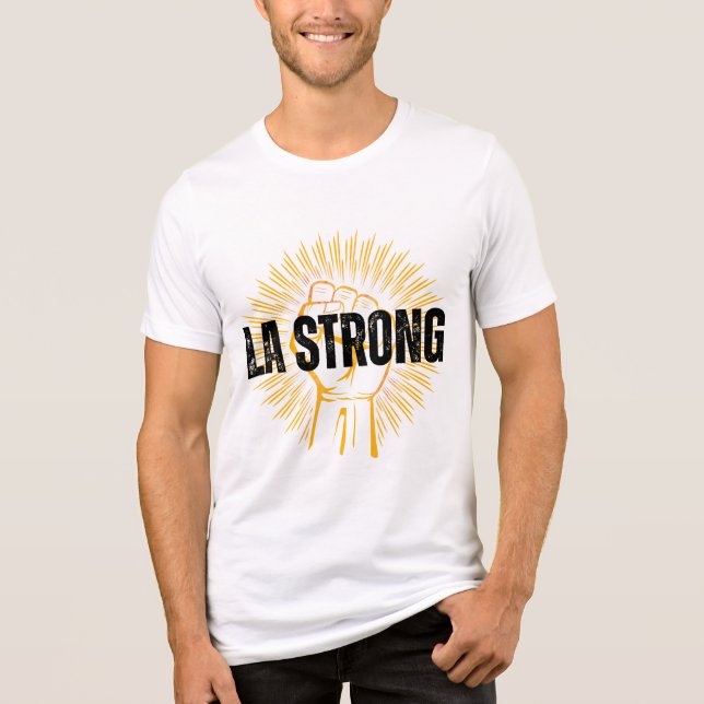 LA Strong LAFD Empowerment Tri-Blend Shirt (Front)