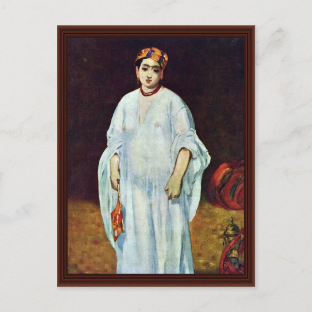 La Sultans By Manet Edouard Postcard (Front)