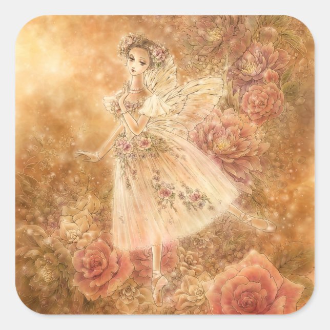 La Sylphide Square Sticker (Front)