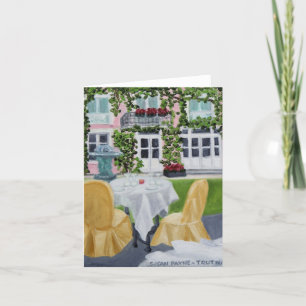 La Table des Marechaux:Fontainebleau, France Card