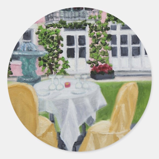 La Table des Marechaux:Fontainebleau stickers (Front)