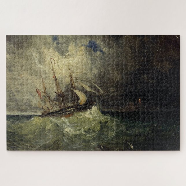 La Tempête – Félix Ziem Jigsaw Puzzle (Horizontal)