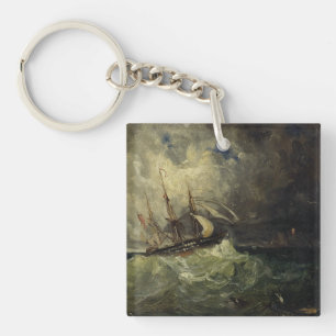 La Tempête – Félix Ziem Key Ring