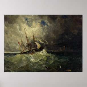 La Tempête – Félix Ziem Poster