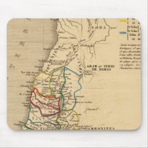 La Terre Sainte partagee en 12 tribus Mouse Mat