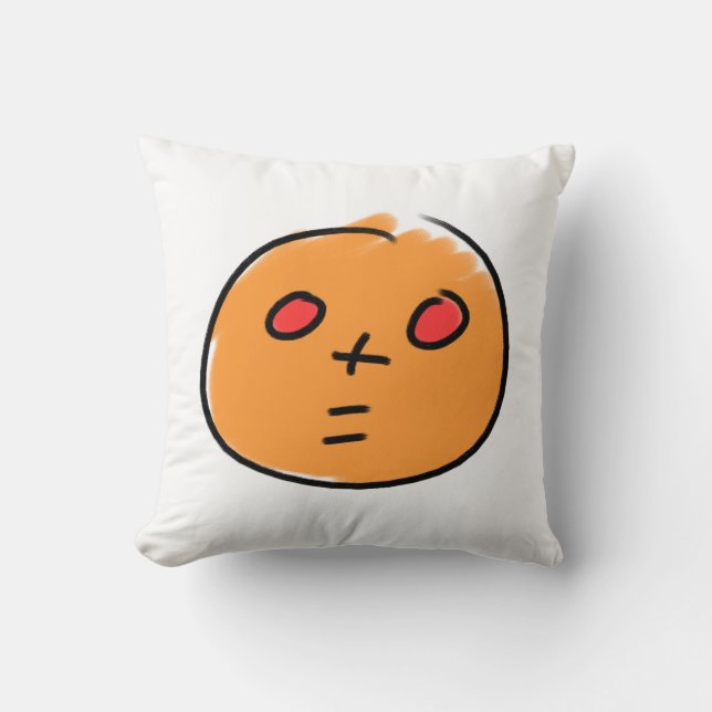 LA TETE A TOTO Graphic Art Pillow (Front)