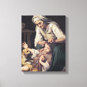 La Toilette Domestique', 1670-75 Canvas Print