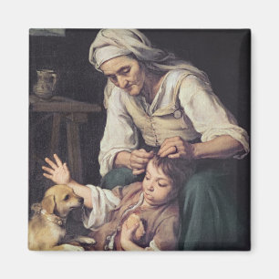 La Toilette Domestique', 1670-75 Magnet