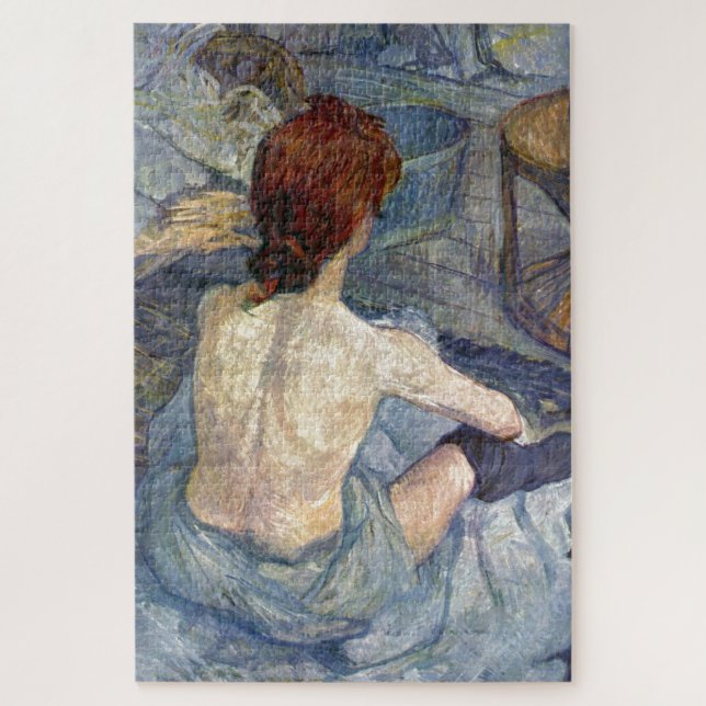 La Toilette Rousse - Toulouse-Lautrec Painting Jigsaw Puzzle (Vertical)