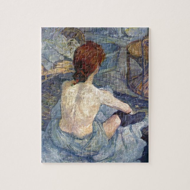 La Toilette Rousse - Toulouse-Lautrec Painting Jigsaw Puzzle (Vertical)