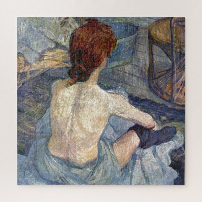 La Toilette Rousse - Toulouse-Lautrec Painting Jigsaw Puzzle (Vertical)