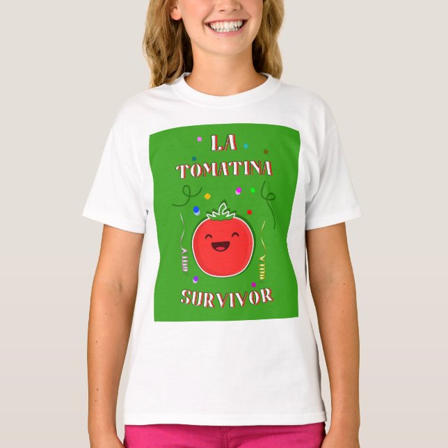 La Tomatina Bunol Celebration Valencia gift Spain  T-Shirt (Front)