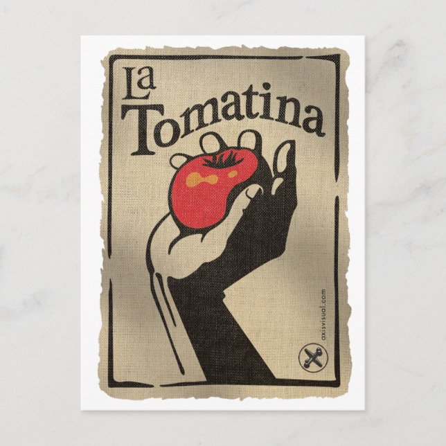 La Tomitina Postcard (Front)