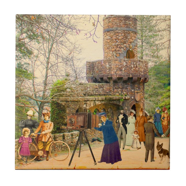 La torre de la Quinta da Regaleira Tile (Front)