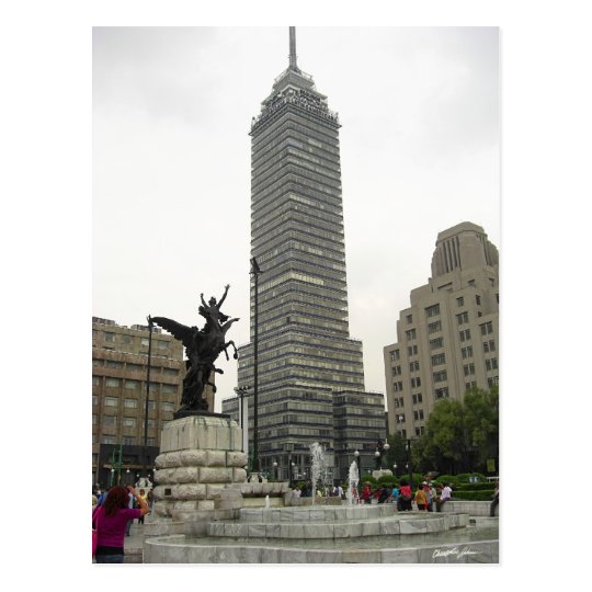 La Torre Latinoamericana desde Bellas Artes Postcard