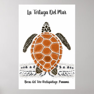 La tortuga Del Mar - The Sea Turtle Poster