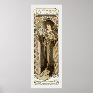 La Tosca Alphonse Mucha Large Poster