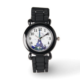 La tour Eiffel colour splash Watch