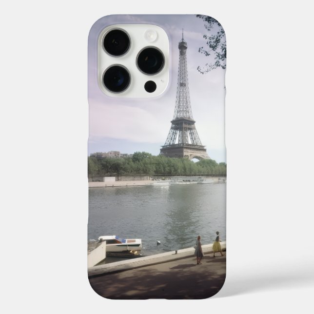 La Tour Eiffel. Paris, vers 1960. Case-Mate iPhone Case (Back)