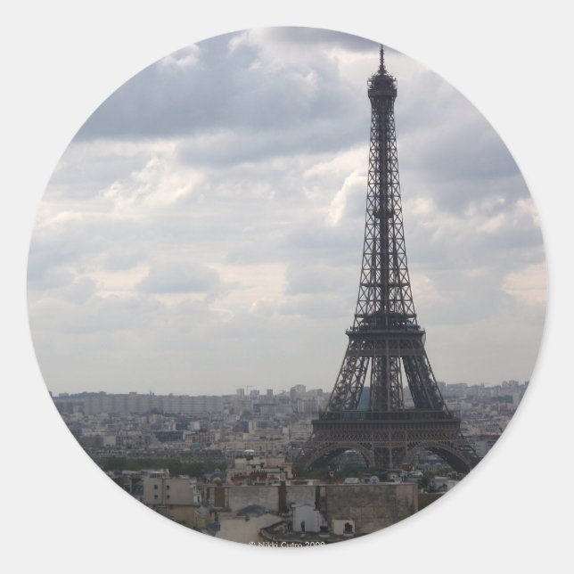 La Tour Eiffel Sticker (Front)