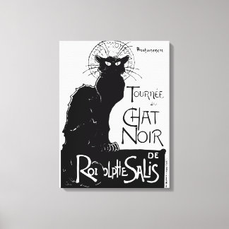 La tournée du Chat Noir Canvas Print