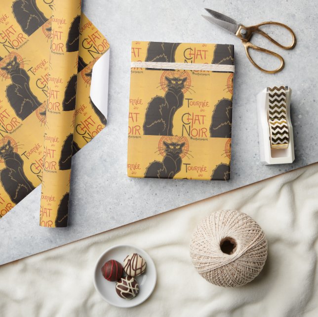La tournée du Chat Noir Wrapping Paper (Crafts)