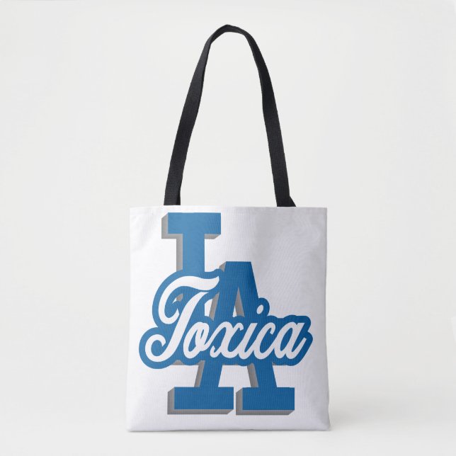 LA Toxica Reusable shopping Tote bag (Front)