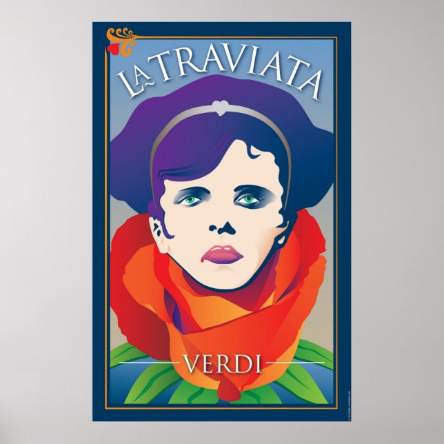 La Traviata, Opera Poster (Front)