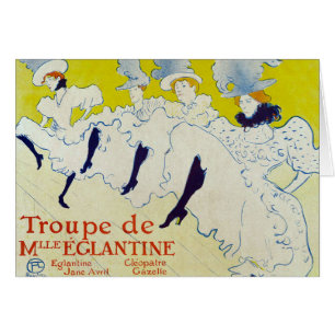 La Troupe de Mlle Eglantine by Toulouse Lautrec