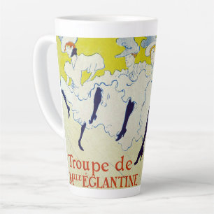 La Troupe de Mlle Eglantine by Toulouse Lautrec Latte Mug