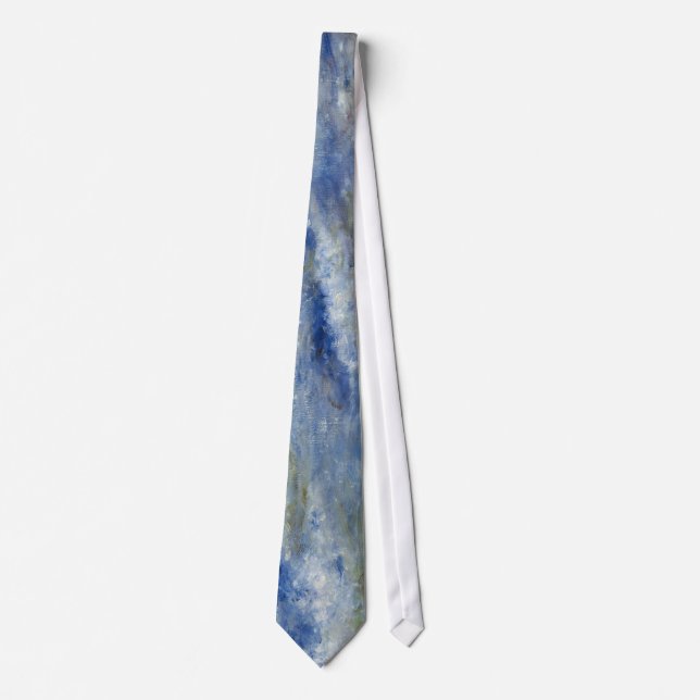"La Vague" by Pierre-Auguste Renoir - Fine Art Tie (Front)