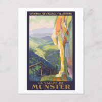 La Vallée de Munster Vintage Poster 1925