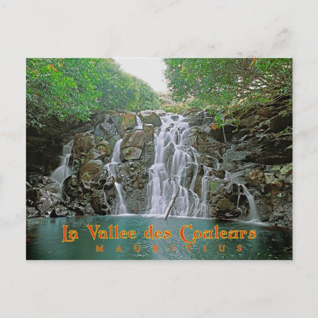 La Vallee des Couleurs, Mauritius Postcard (Front)