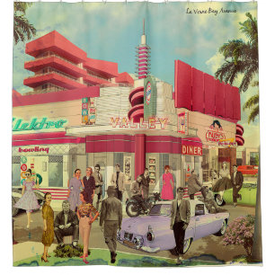 La Verne Bay Avenue Shower Curtain