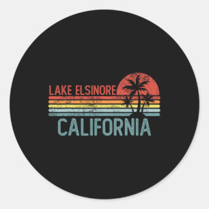 La Verne California Funny Usa City Trip Home Roots Classic Round Sticker