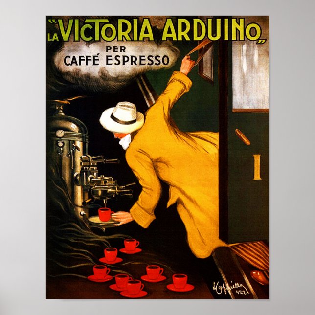 La Victoria Arduino Caffe Expresso Italy Poster (Front)
