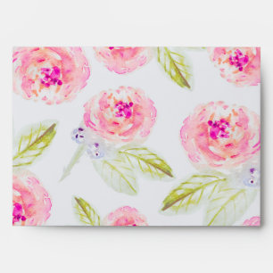 La Vie en Rose 5 by 7 Greeting Card - Blank Inside Envelope