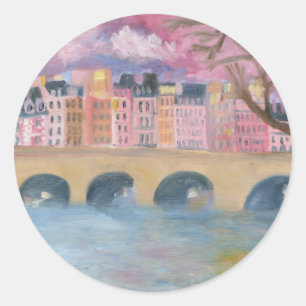 "La Vie en Rose" Classic Round Sticker
