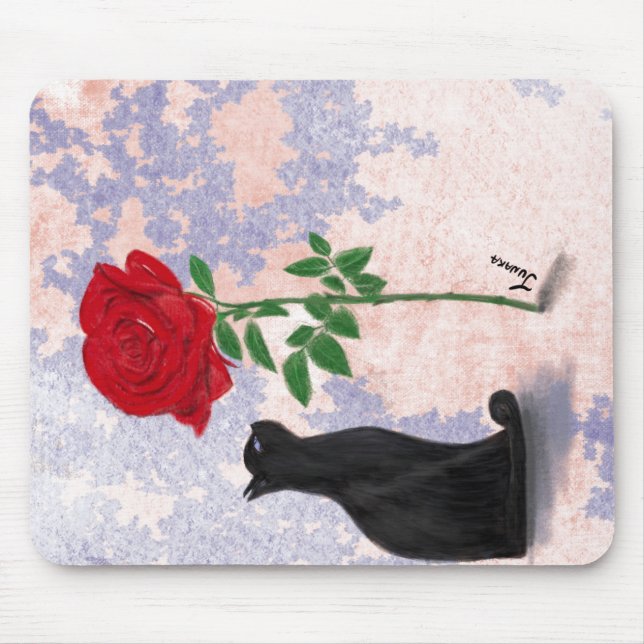 la vie en rose de Pacha Mouse Mat (Front)