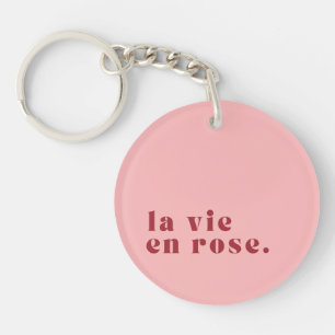 La vie en rose French Quote Key Ring
