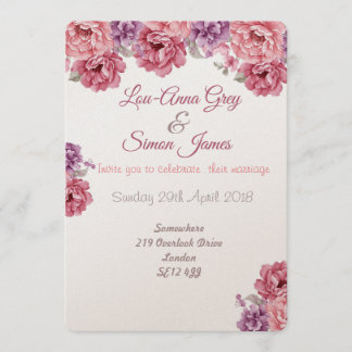 La vie en rose invitation