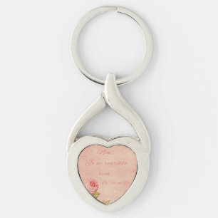 La Vie En Rose Key Ring