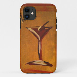 "LA VIE EN ROSE" MARTINI GLASS PRINT iPhone 11 CASE