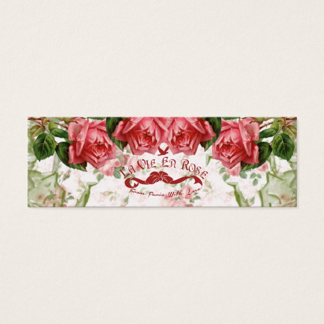 La Vie En Rose - Merchandise Price Tag (Front)