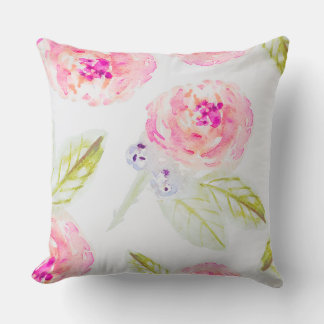 La Vie en Rose Throw Pillow