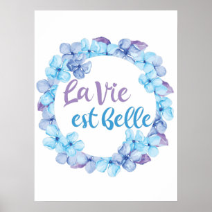 La Vie Est Belle French Poster