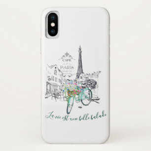 La vie est une belle balade iPhone x case